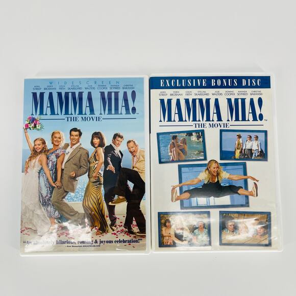 Mamma Mia! The Movie DVD 2-Disc Bundle - Good Used Condition - Picture 2 of 11